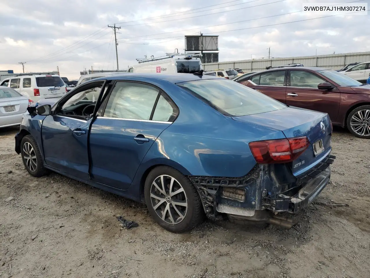 3VWDB7AJ1HM307274 2017 Volkswagen Jetta Se