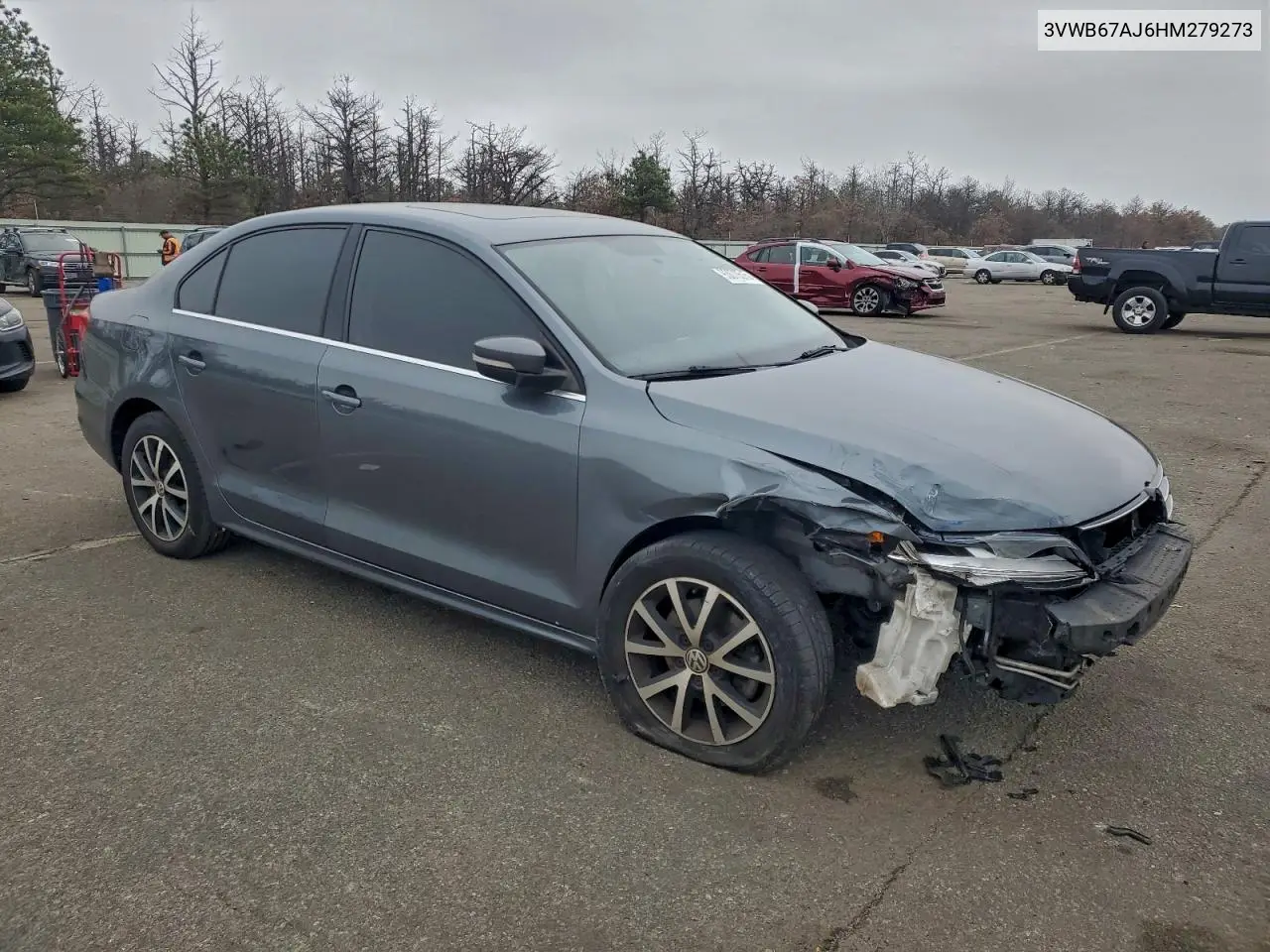 3VWB67AJ6HM279273 2017 Volkswagen Jetta Se