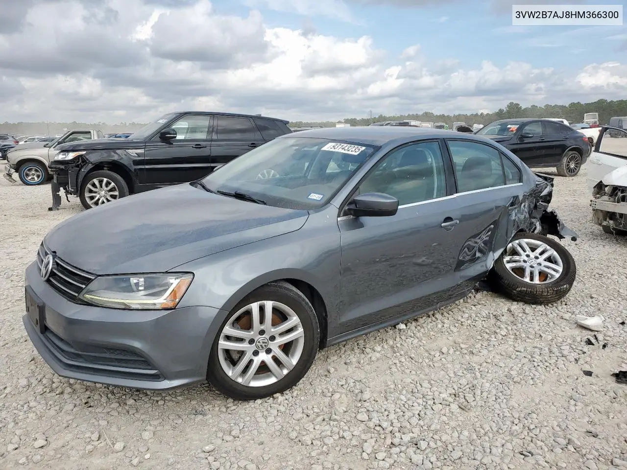 3VW2B7AJ8HM366300 2017 Volkswagen Jetta S