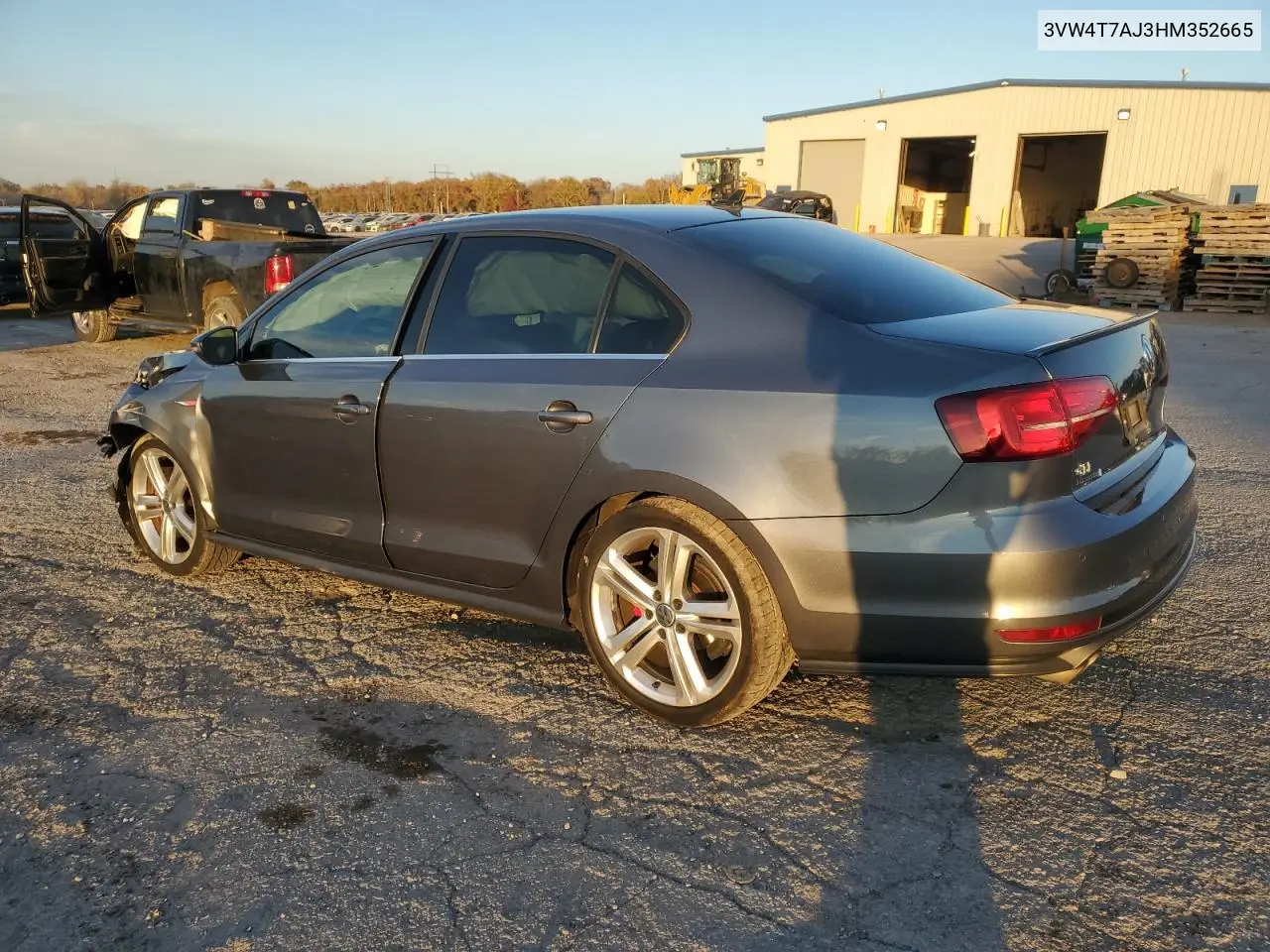 3VW4T7AJ3HM352665 2017 Volkswagen Jetta Gli