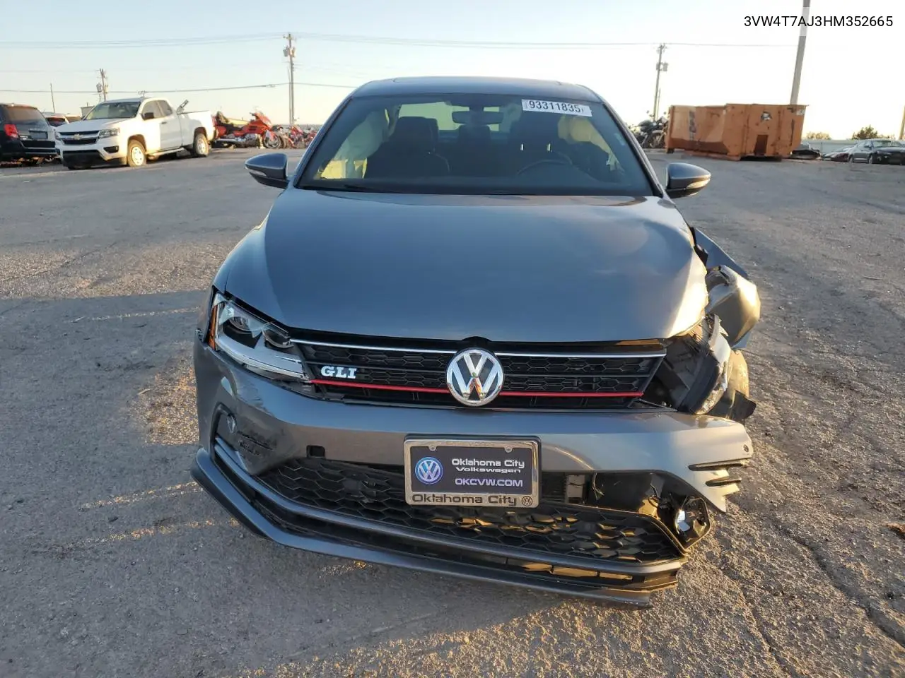 3VW4T7AJ3HM352665 2017 Volkswagen Jetta Gli