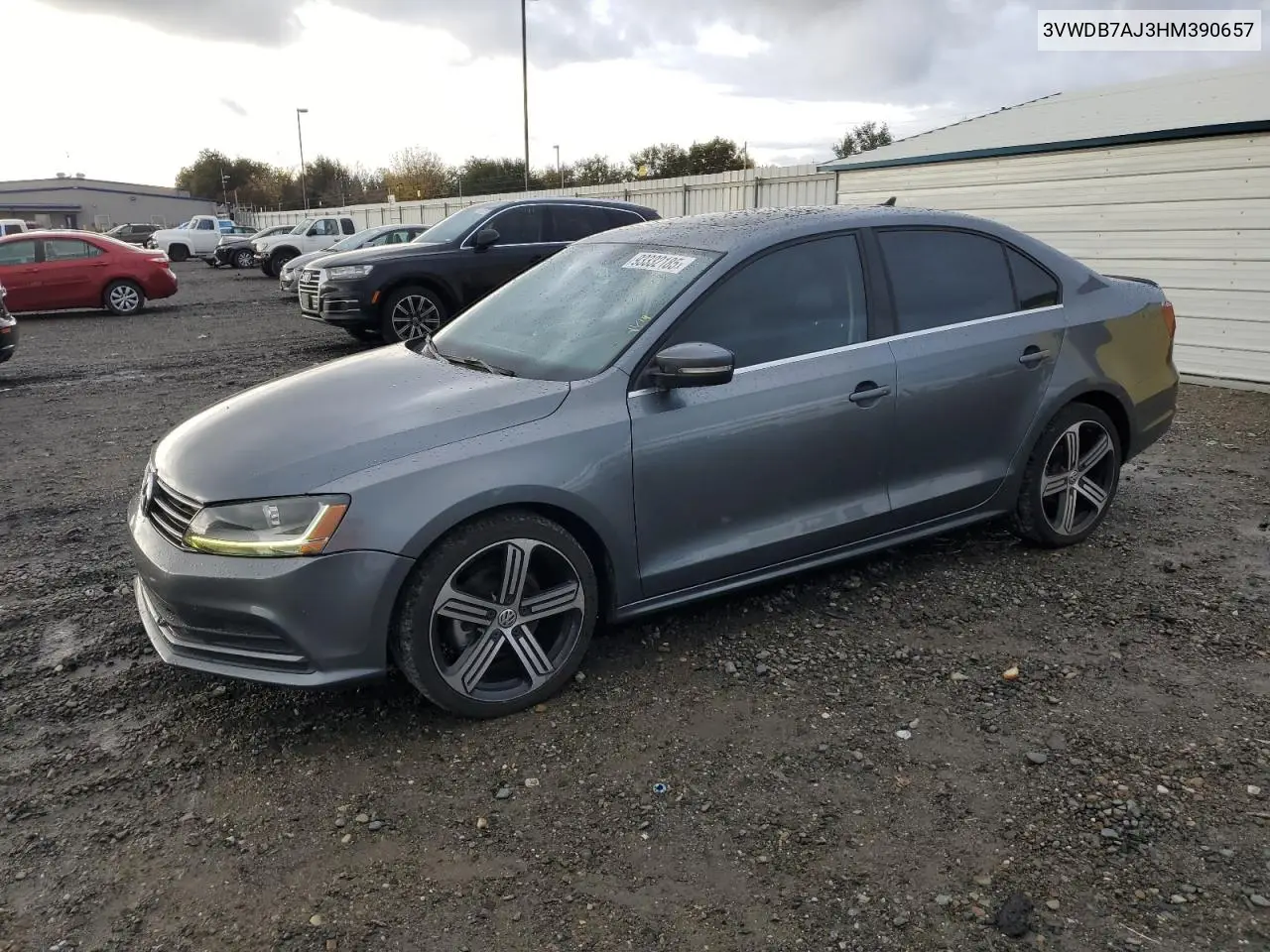 3VWDB7AJ3HM390657 2017 Volkswagen Jetta Se