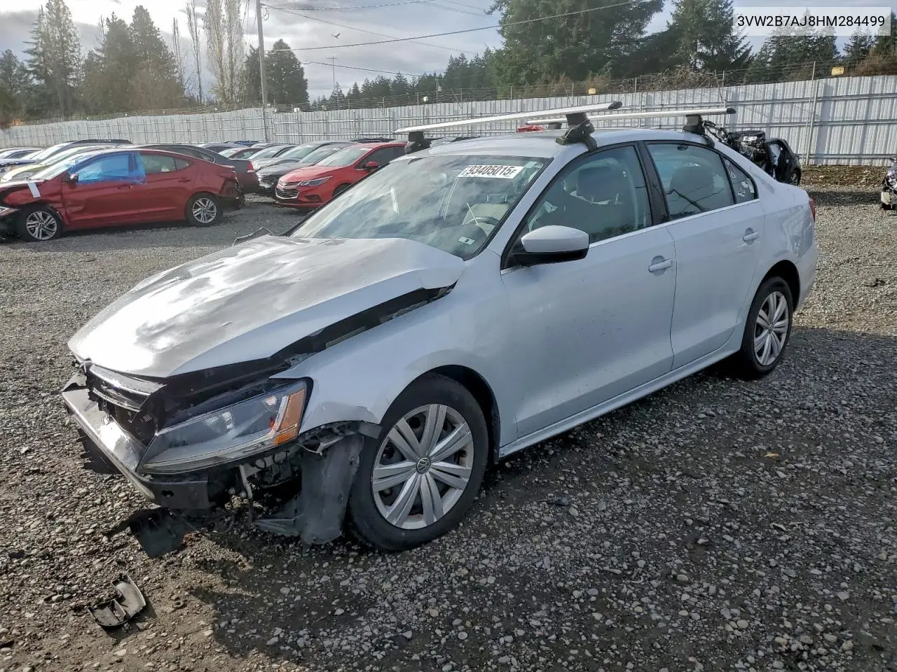 3VW2B7AJ8HM284499 2017 Volkswagen Jetta S