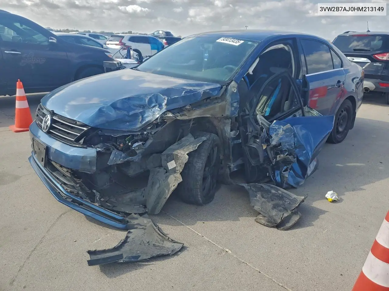 3VW2B7AJ0HM213149 2017 Volkswagen Jetta S