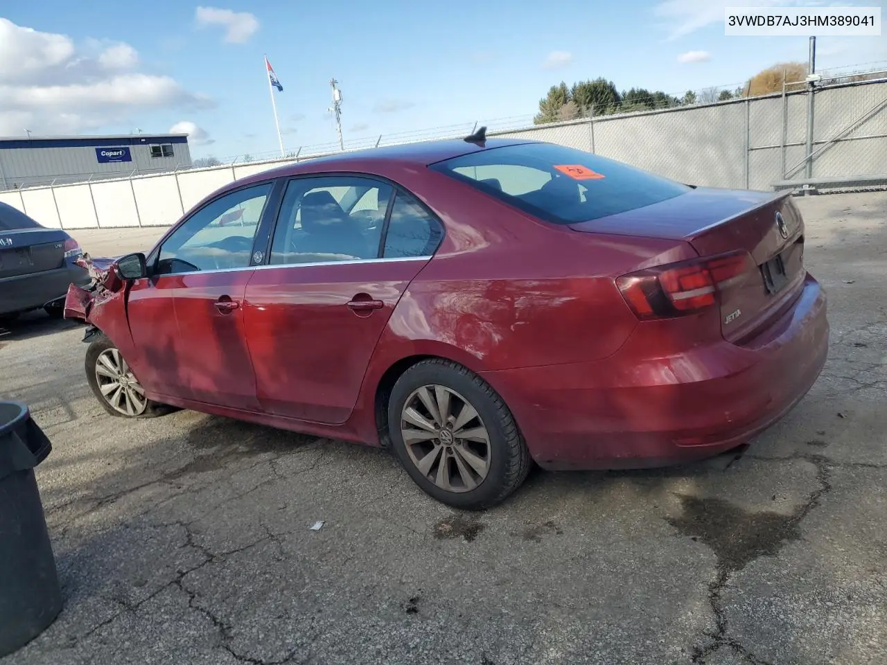 3VWDB7AJ3HM389041 2017 Volkswagen Jetta Se