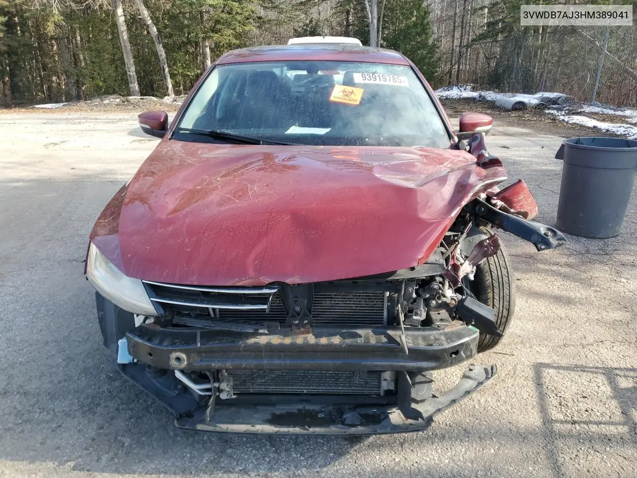 3VWDB7AJ3HM389041 2017 Volkswagen Jetta Se