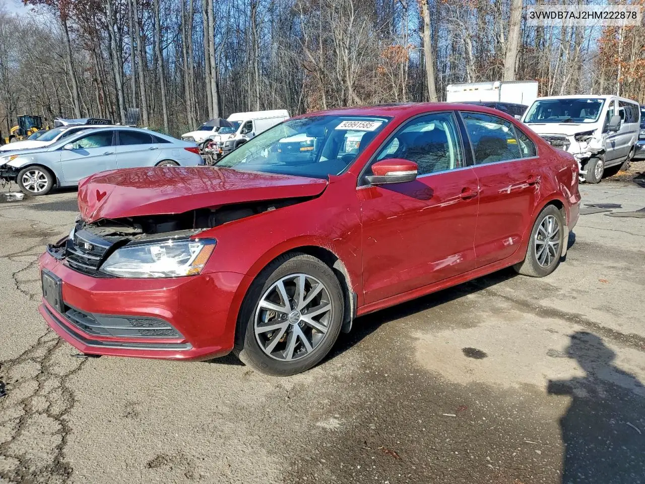 3VWDB7AJ2HM222878 2017 Volkswagen Jetta Se