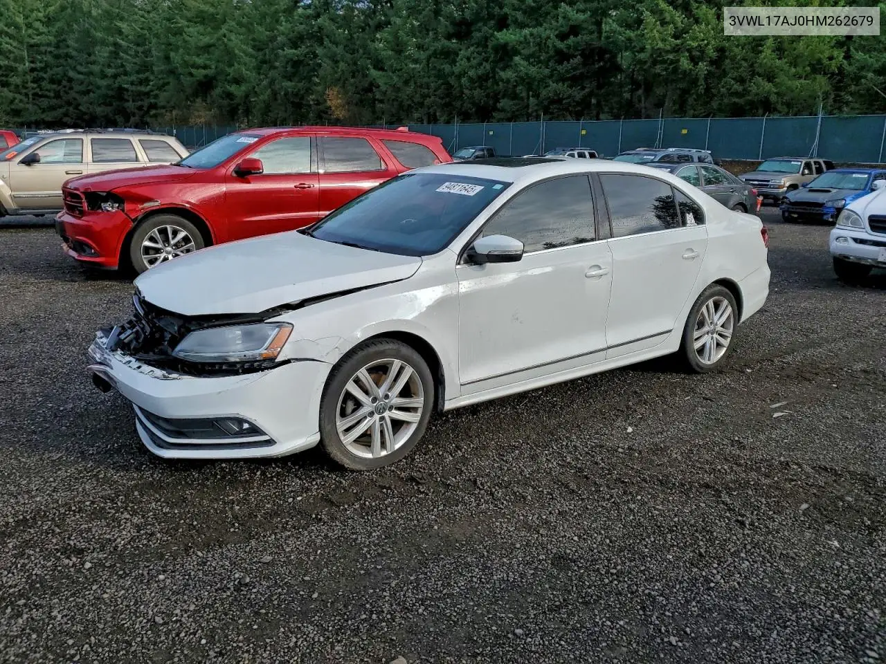 3VWL17AJ0HM262679 2017 Volkswagen Jetta Sel