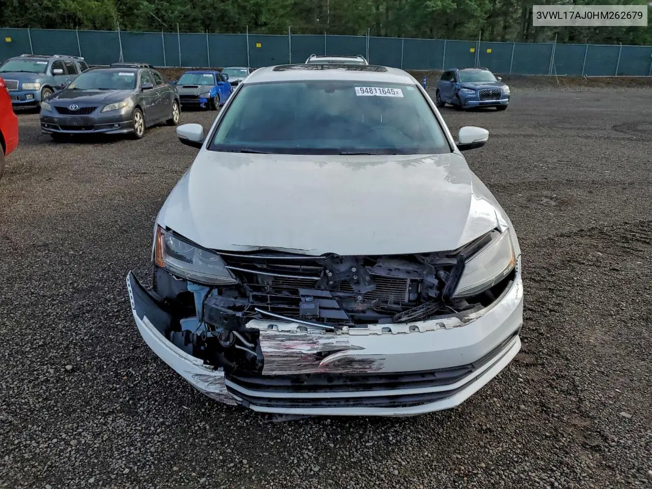 3VWL17AJ0HM262679 2017 Volkswagen Jetta Sel