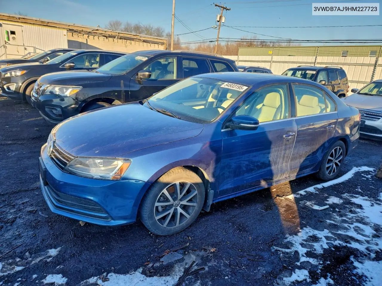 3VWDB7AJ9HM227723 2017 Volkswagen Jetta Se