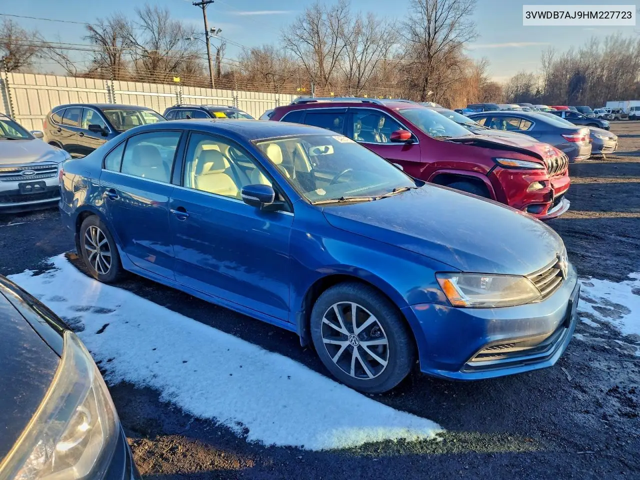 3VWDB7AJ9HM227723 2017 Volkswagen Jetta Se