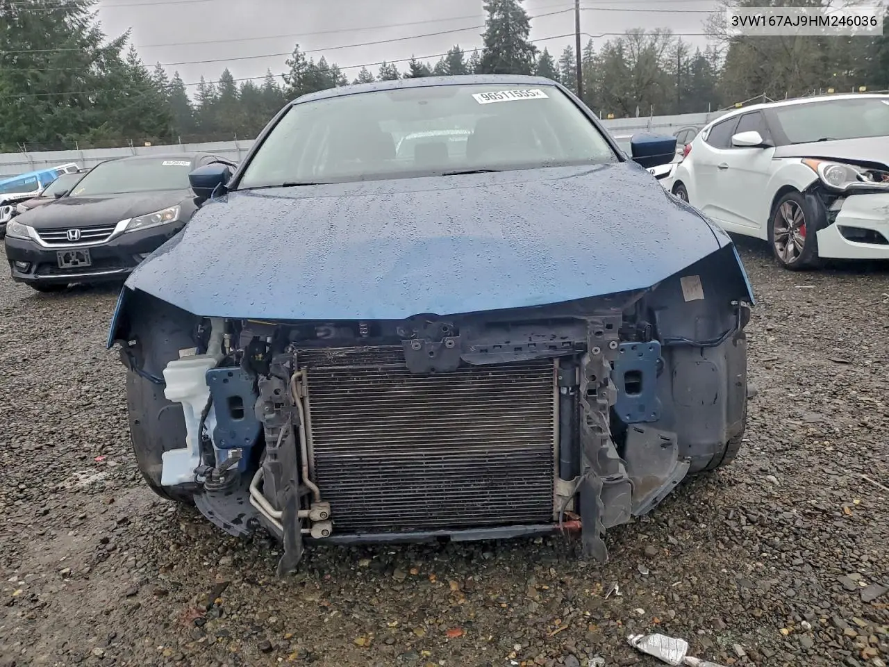 3VW167AJ9HM246036 2017 Volkswagen Jetta S