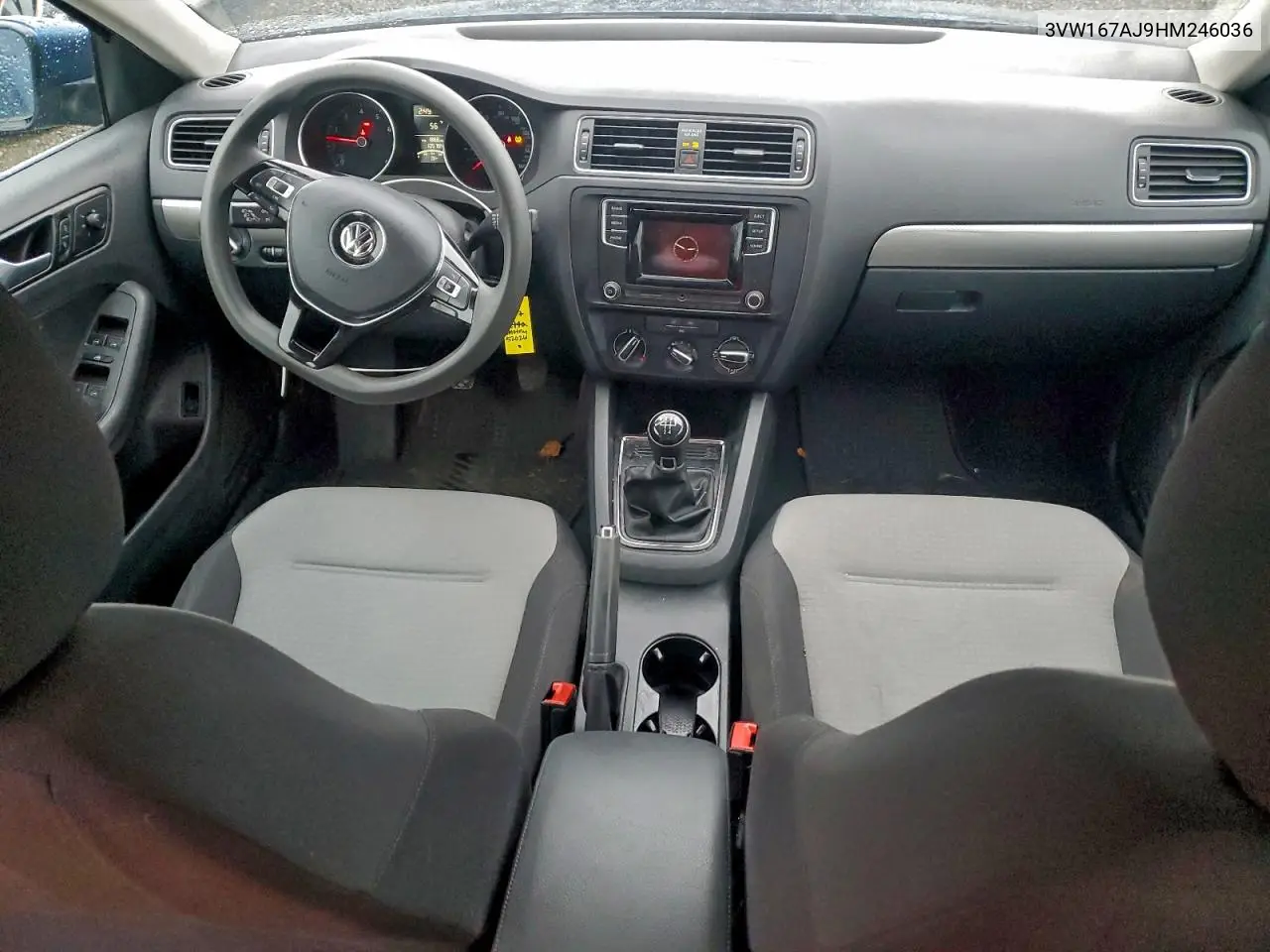 3VW167AJ9HM246036 2017 Volkswagen Jetta S
