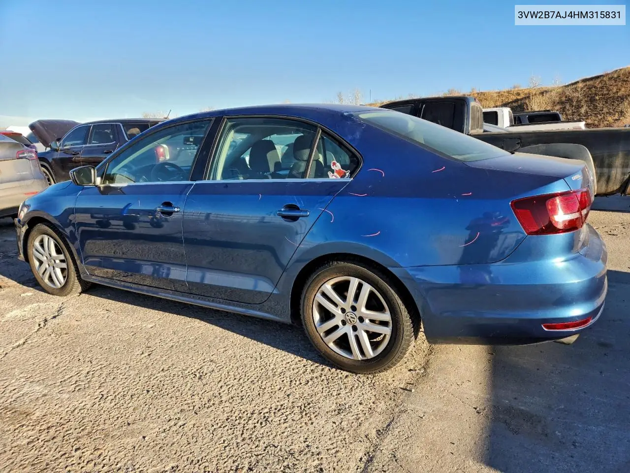 3VW2B7AJ4HM315831 2017 Volkswagen Jetta S