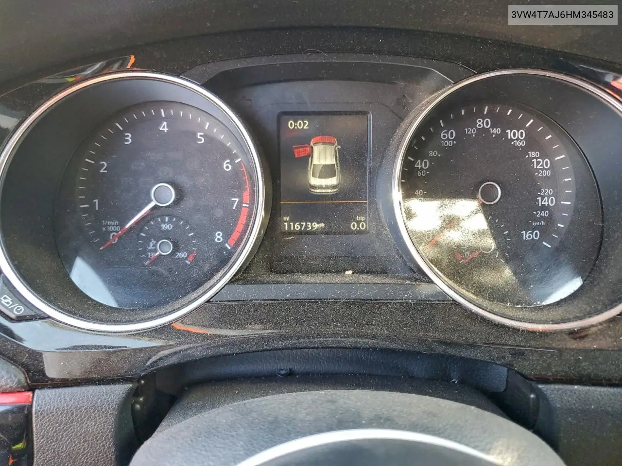3VW4T7AJ6HM345483 2017 Volkswagen Jetta Gli