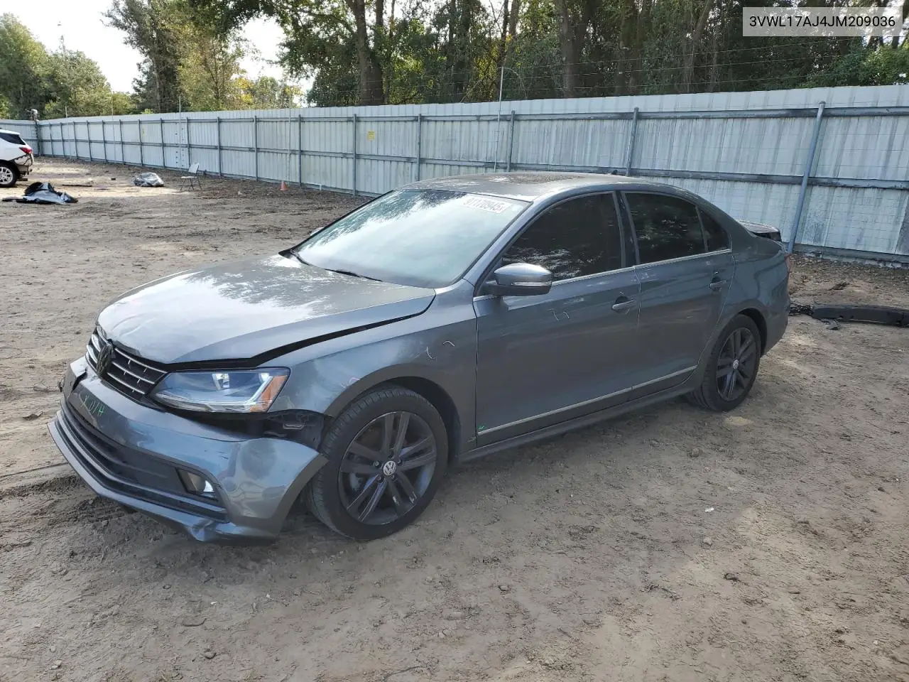 3VWL17AJ4JM209036 2018 Volkswagen Jetta Sel