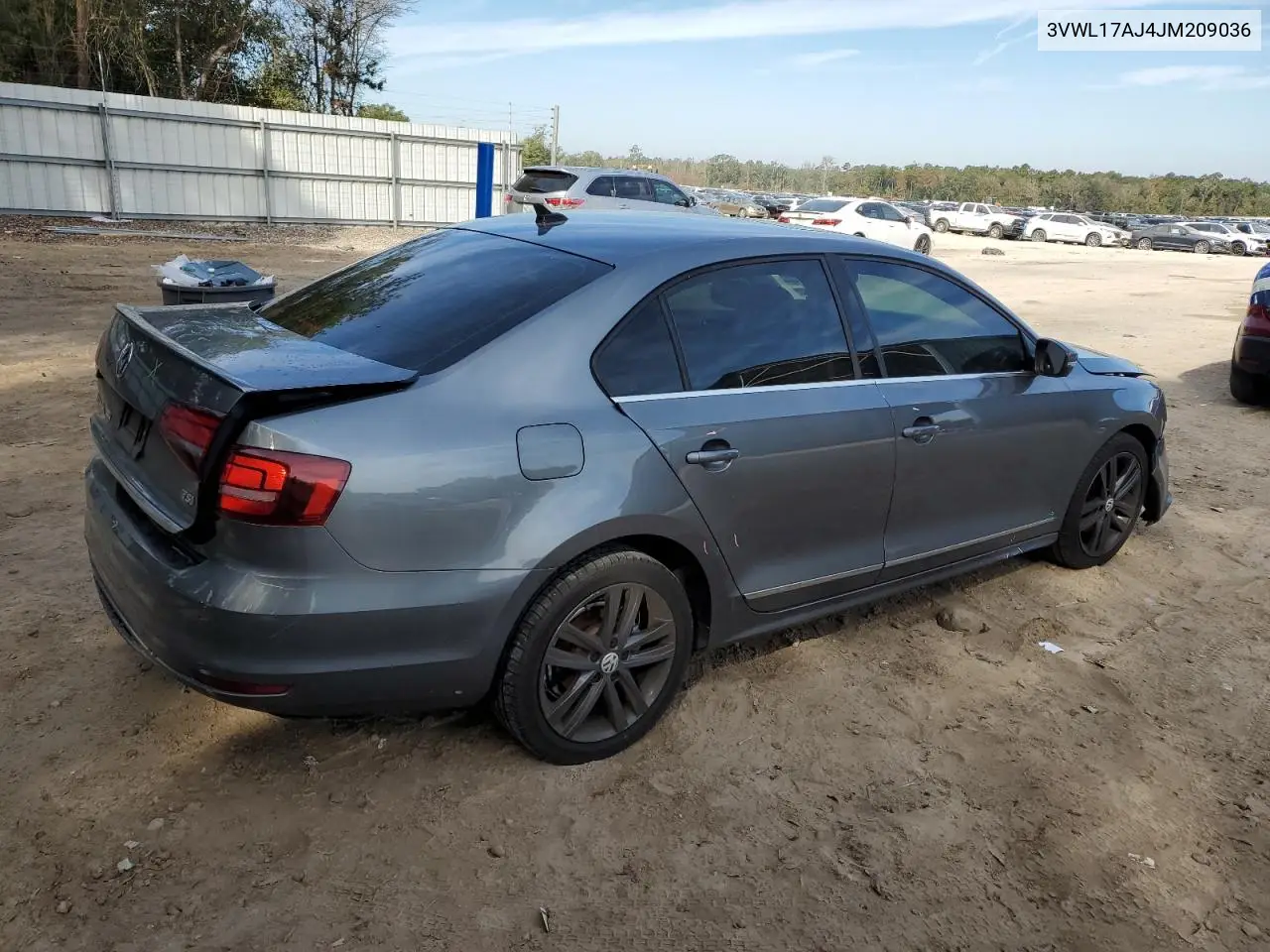 3VWL17AJ4JM209036 2018 Volkswagen Jetta Sel