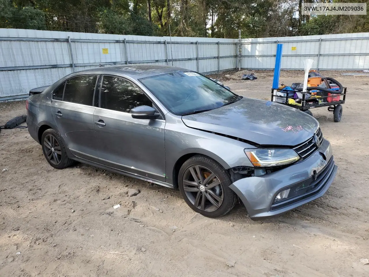 3VWL17AJ4JM209036 2018 Volkswagen Jetta Sel
