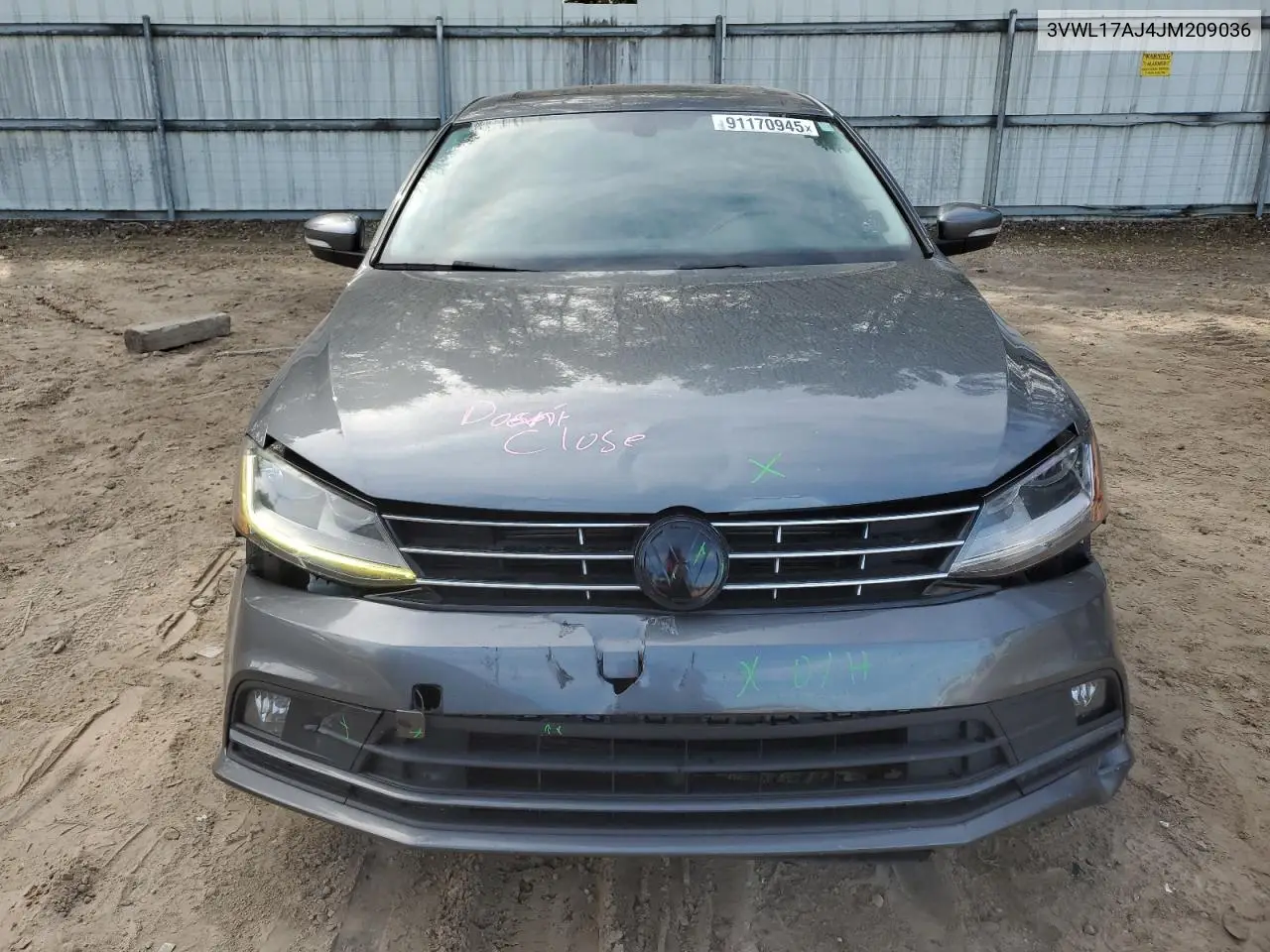 3VWL17AJ4JM209036 2018 Volkswagen Jetta Sel