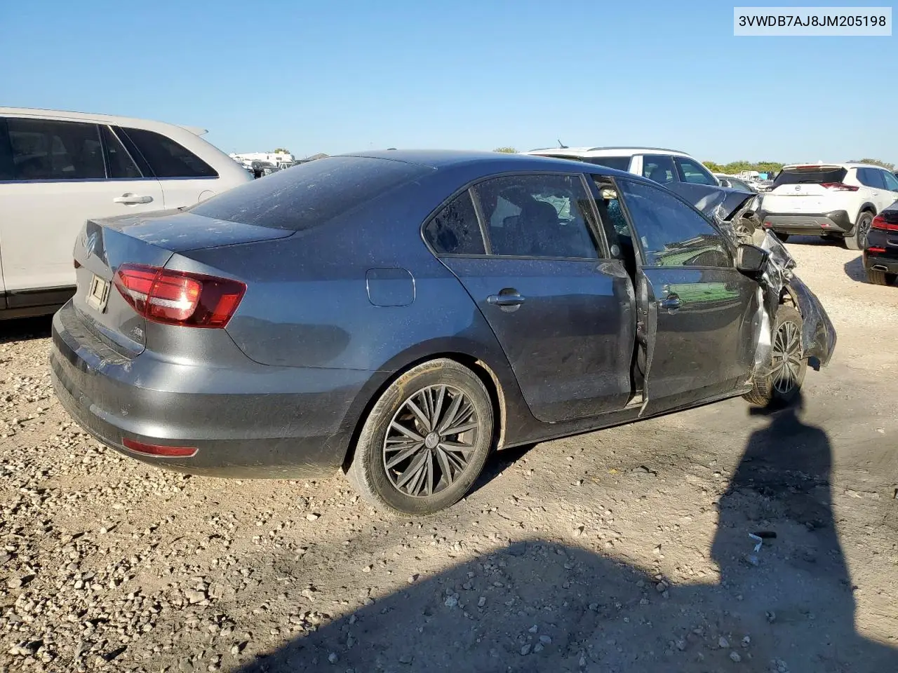 3VWDB7AJ8JM205198 2018 Volkswagen Jetta Se