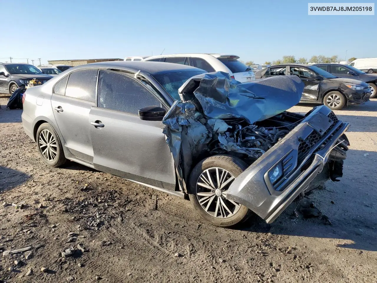3VWDB7AJ8JM205198 2018 Volkswagen Jetta Se