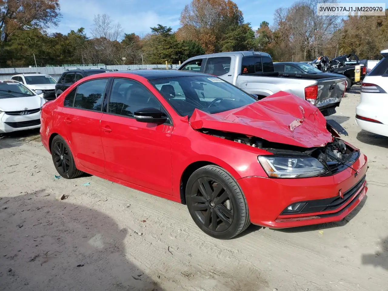 3VWD17AJ1JM220970 2018 Volkswagen Jetta Sport