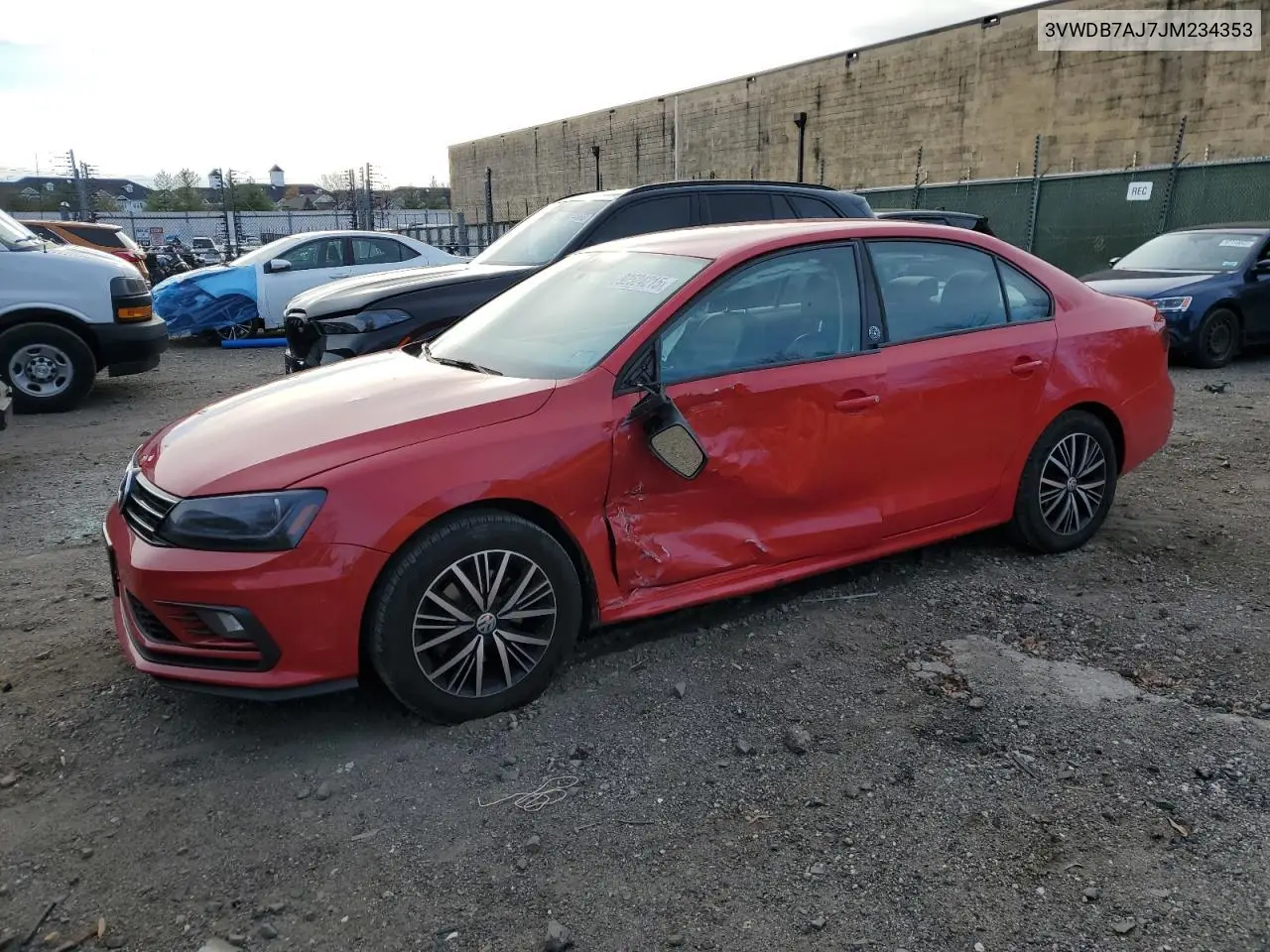 3VWDB7AJ7JM234353 2018 Volkswagen Jetta Se