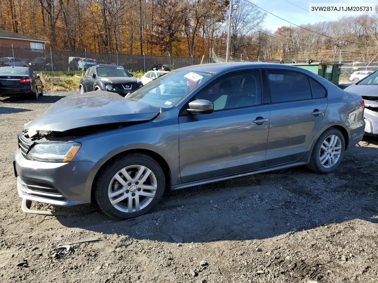 3VW2B7AJ1JM205731 2018 Volkswagen Jetta S