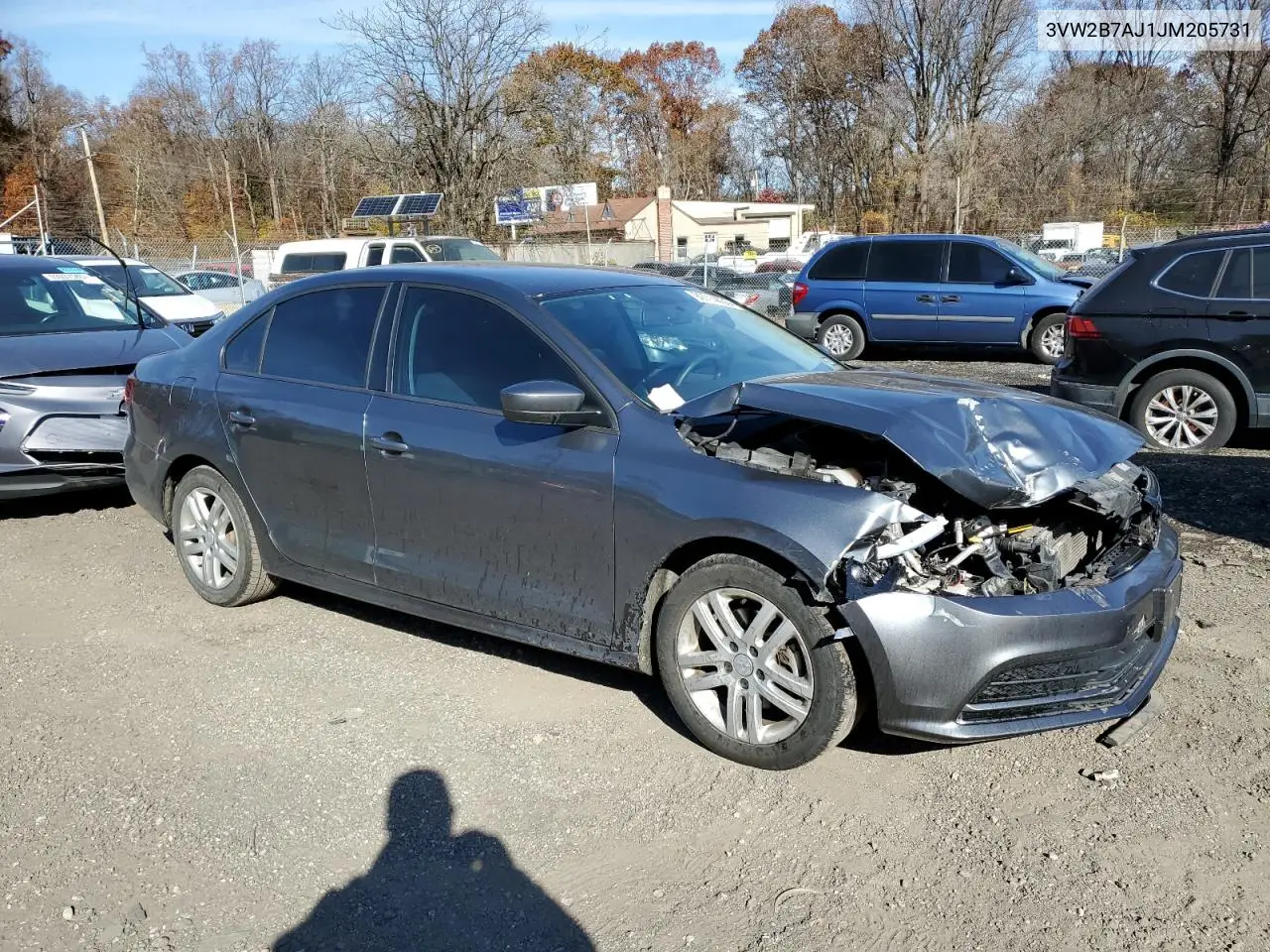 3VW2B7AJ1JM205731 2018 Volkswagen Jetta S