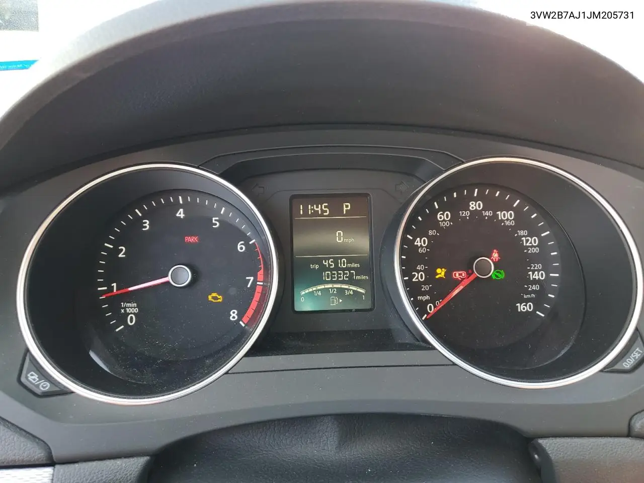 3VW2B7AJ1JM205731 2018 Volkswagen Jetta S