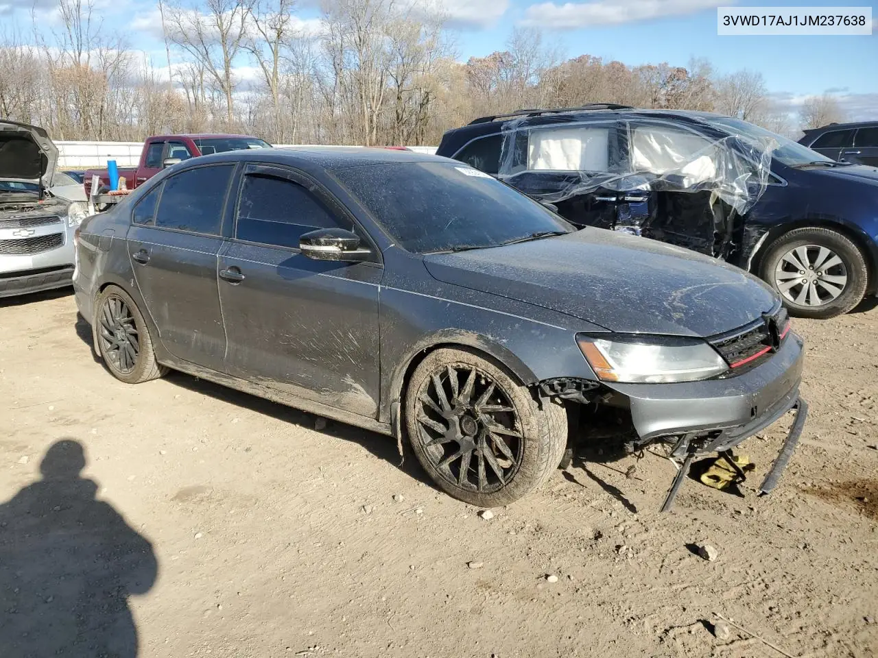 3VWD17AJ1JM237638 2018 Volkswagen Jetta Sport