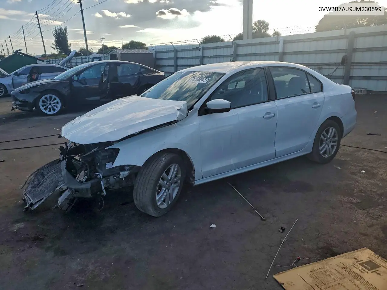 3VW2B7AJ9JM230599 2018 Volkswagen Jetta S