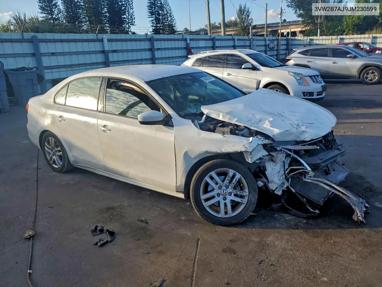 3VW2B7AJ9JM230599 2018 Volkswagen Jetta S