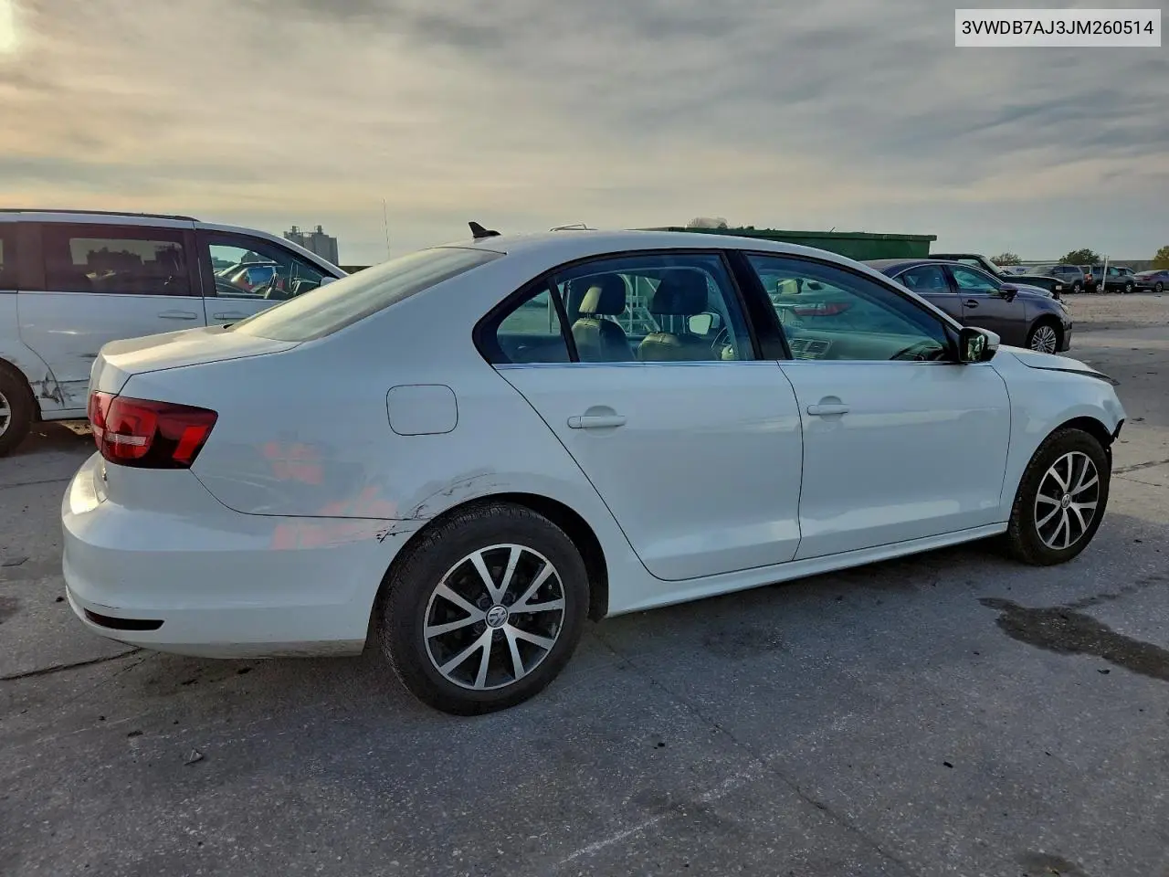 3VWDB7AJ3JM260514 2018 Volkswagen Jetta Se
