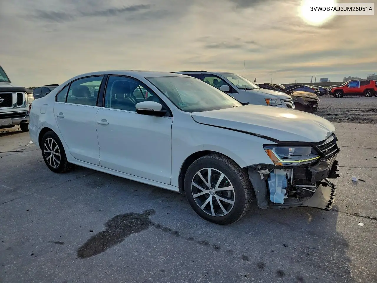 3VWDB7AJ3JM260514 2018 Volkswagen Jetta Se