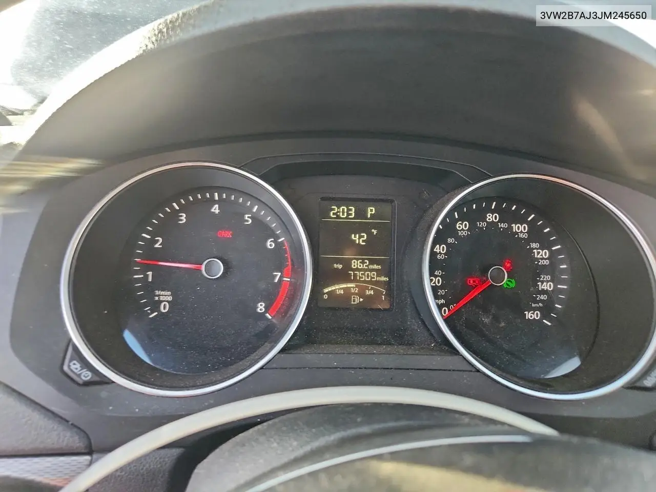 3VW2B7AJ3JM245650 2018 Volkswagen Jetta S