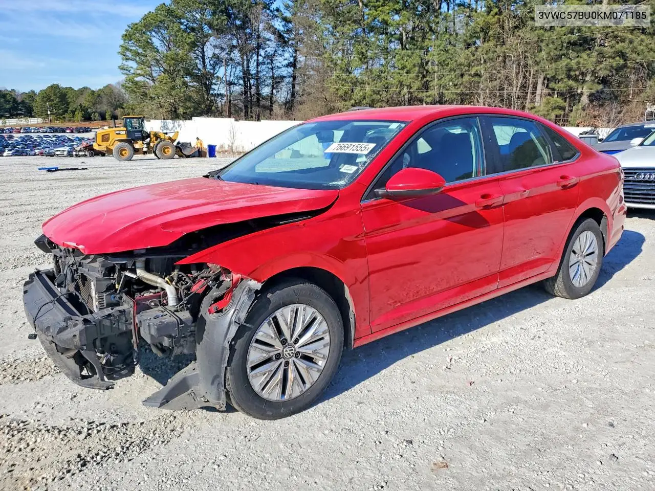3VWC57BU0KM071185 2019 Volkswagen Jetta S