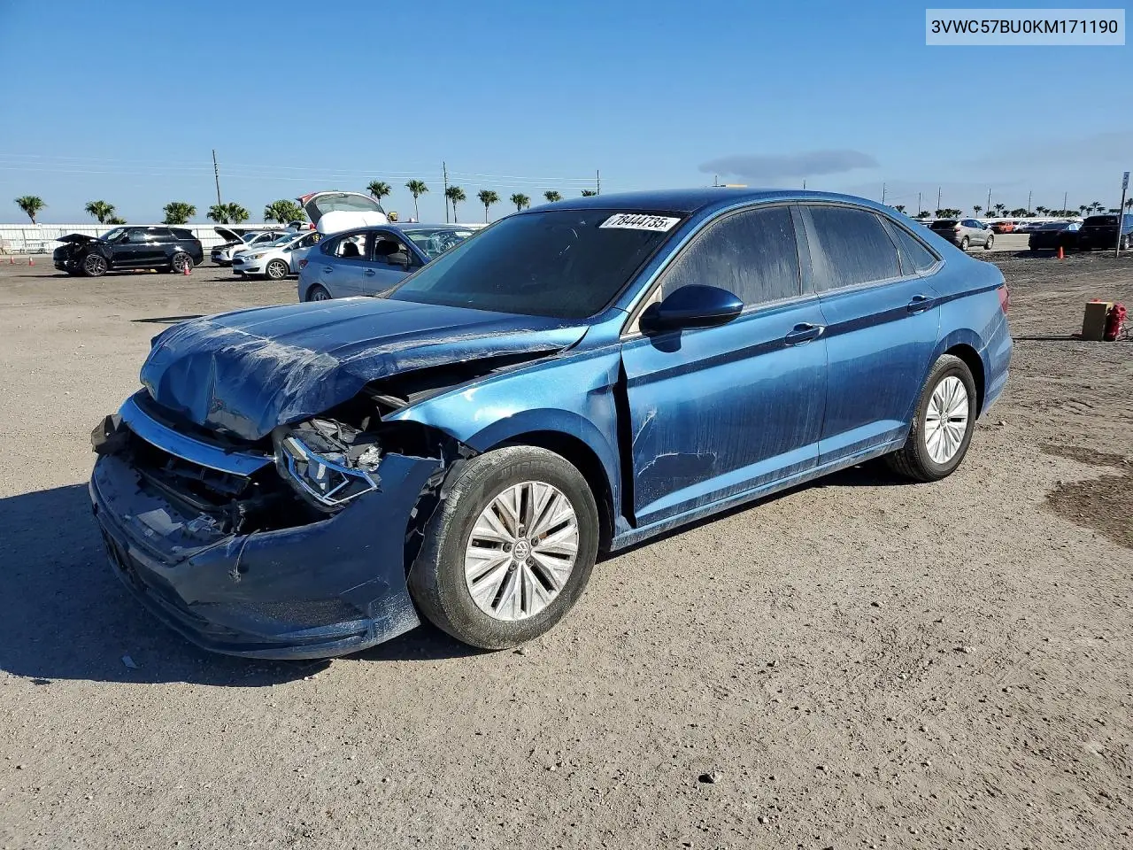 3VWC57BU0KM171190 2019 Volkswagen Jetta S