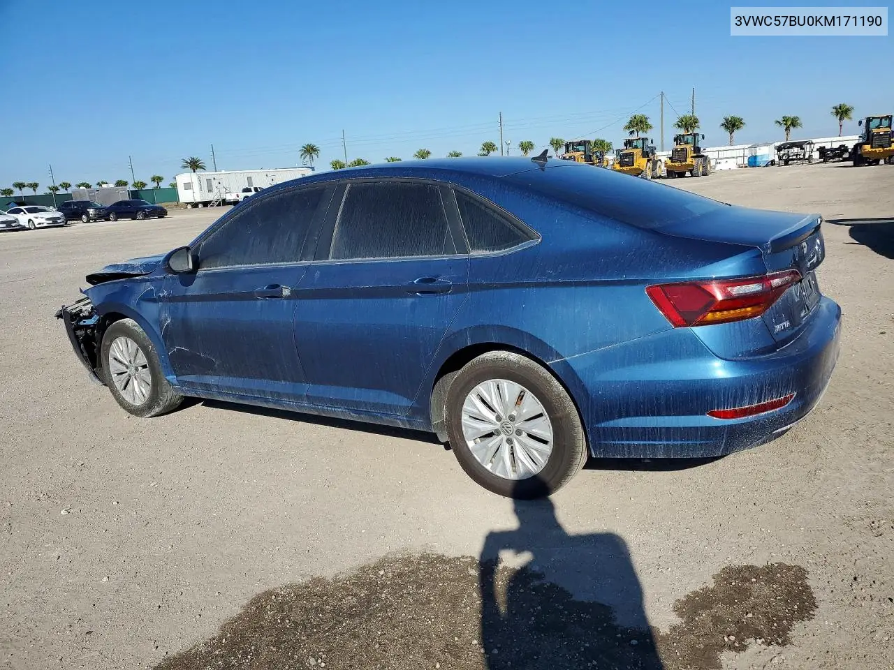 3VWC57BU0KM171190 2019 Volkswagen Jetta S