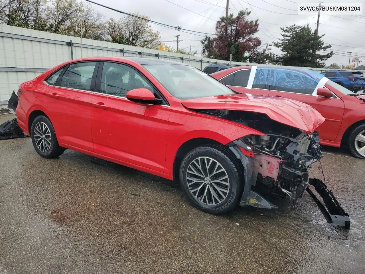 3VWC57BU6KM081204 2019 Volkswagen Jetta S