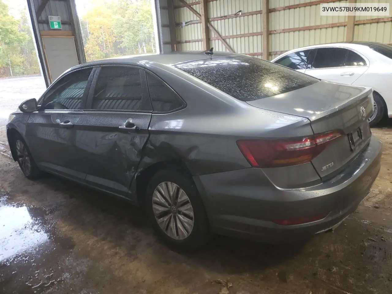 3VWC57BU9KM019649 2019 Volkswagen Jetta S