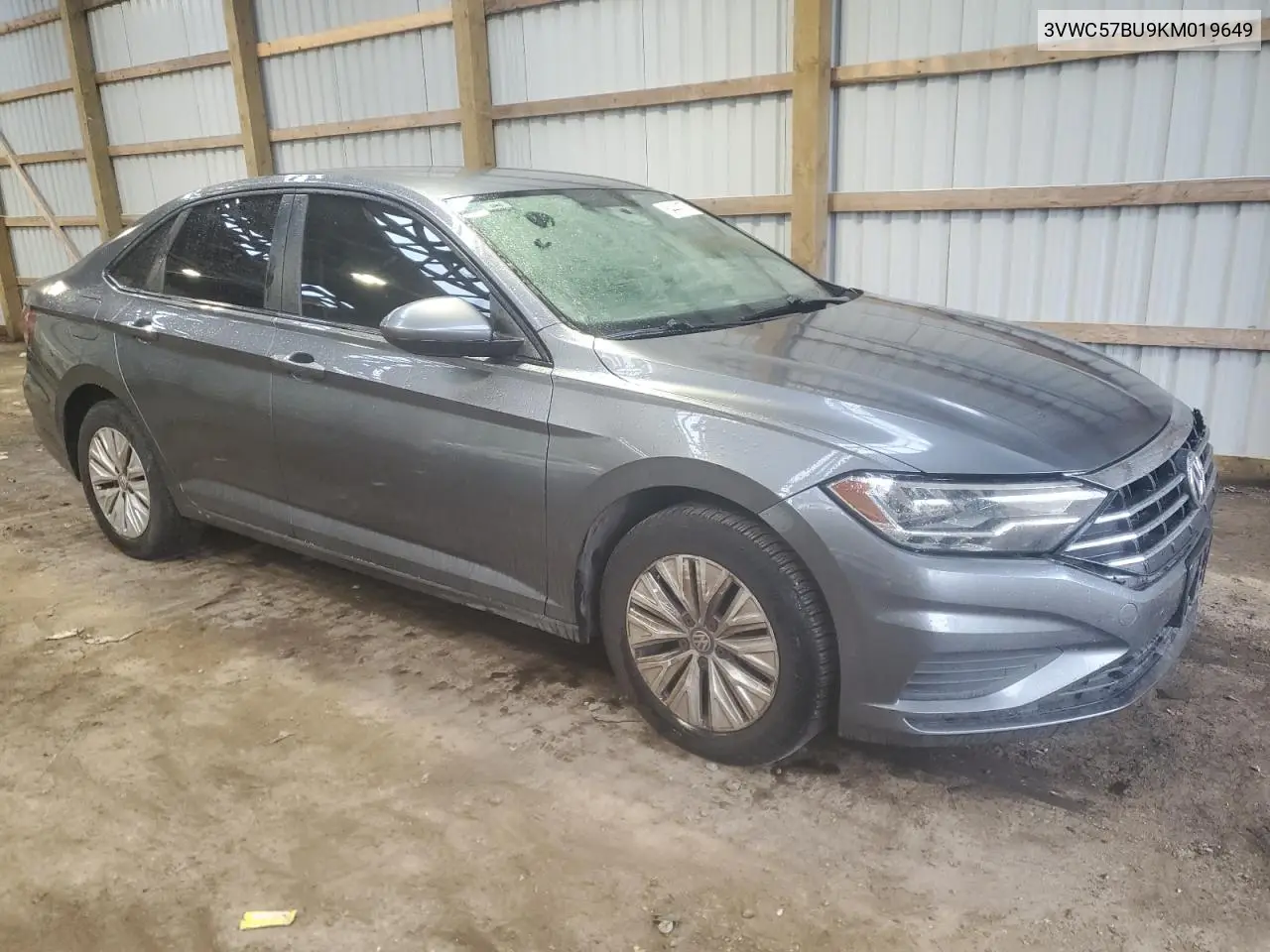 3VWC57BU9KM019649 2019 Volkswagen Jetta S
