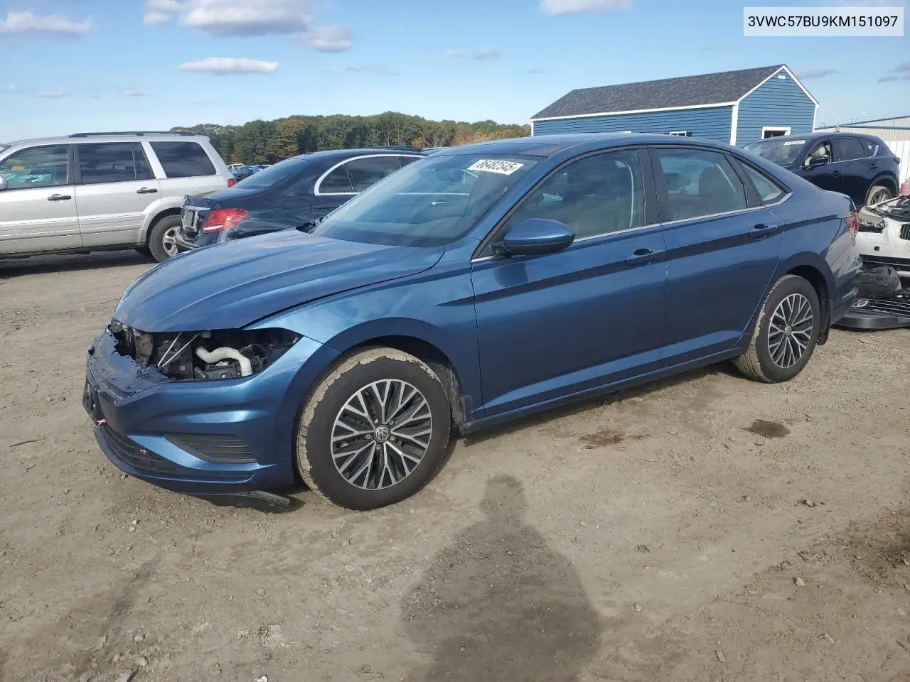 3VWC57BU9KM151097 2019 Volkswagen Jetta S