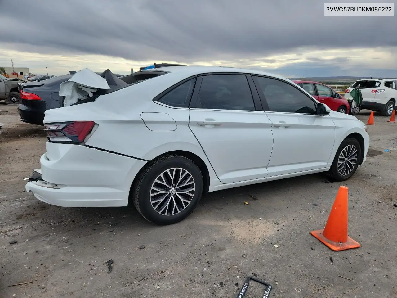 3VWC57BU0KM086222 2019 Volkswagen Jetta S