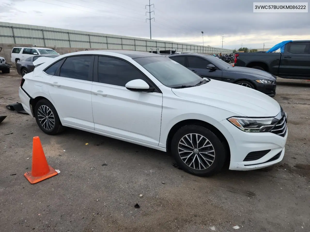 3VWC57BU0KM086222 2019 Volkswagen Jetta S