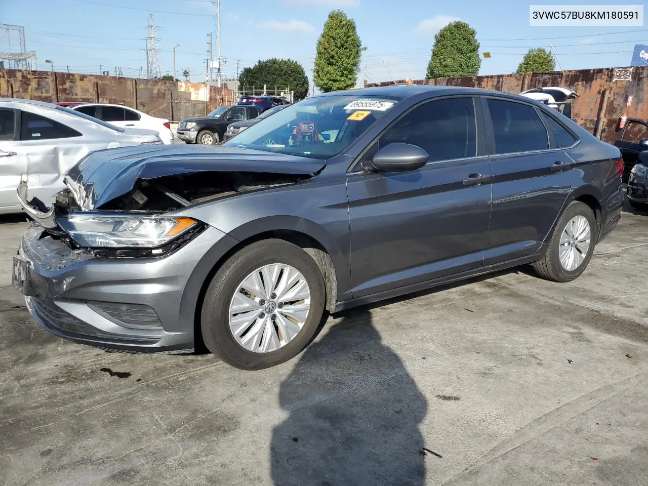3VWC57BU8KM180591 2019 Volkswagen Jetta S