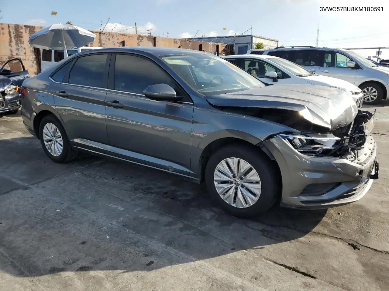3VWC57BU8KM180591 2019 Volkswagen Jetta S