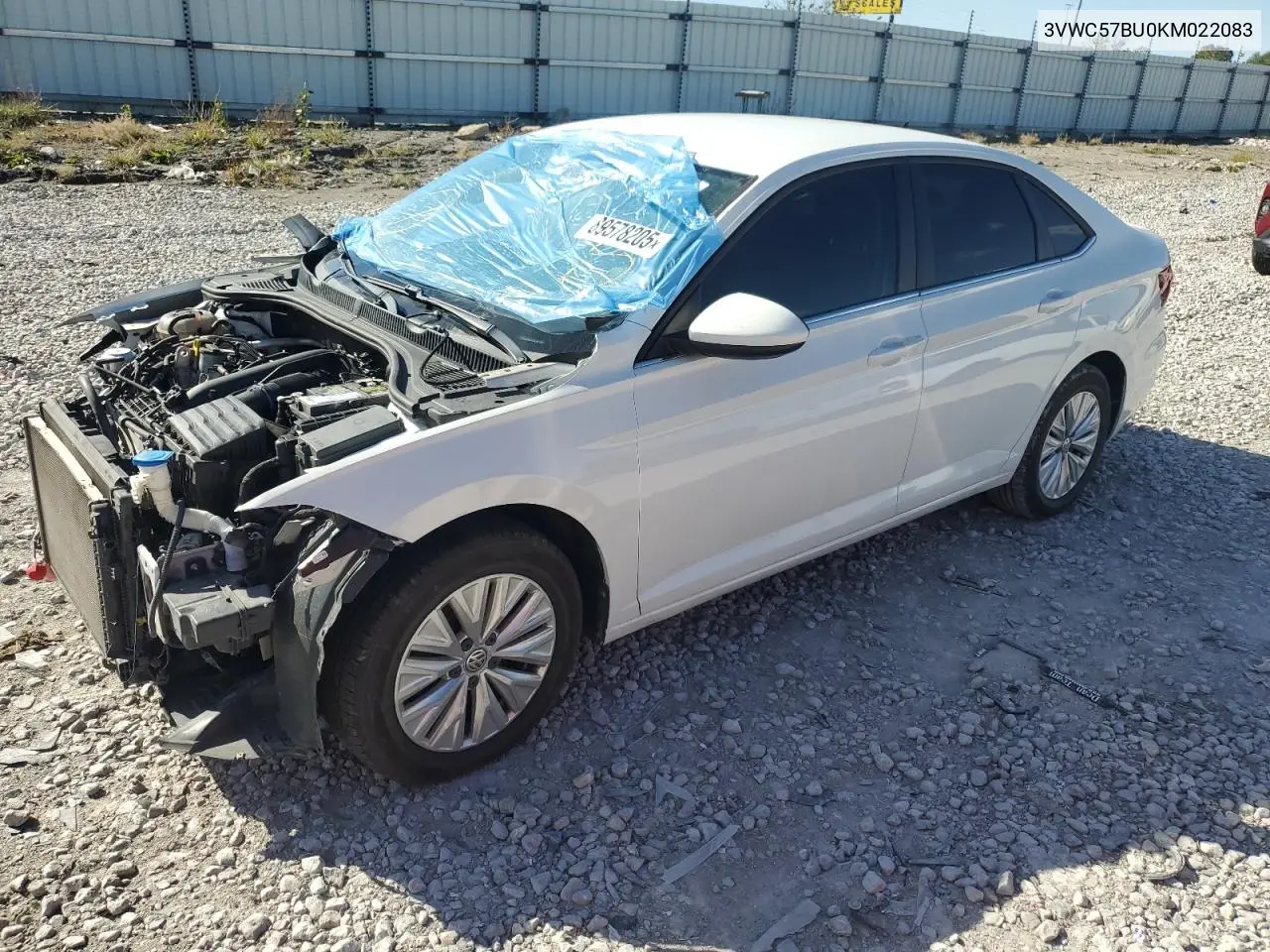 3VWC57BU0KM022083 2019 Volkswagen Jetta S
