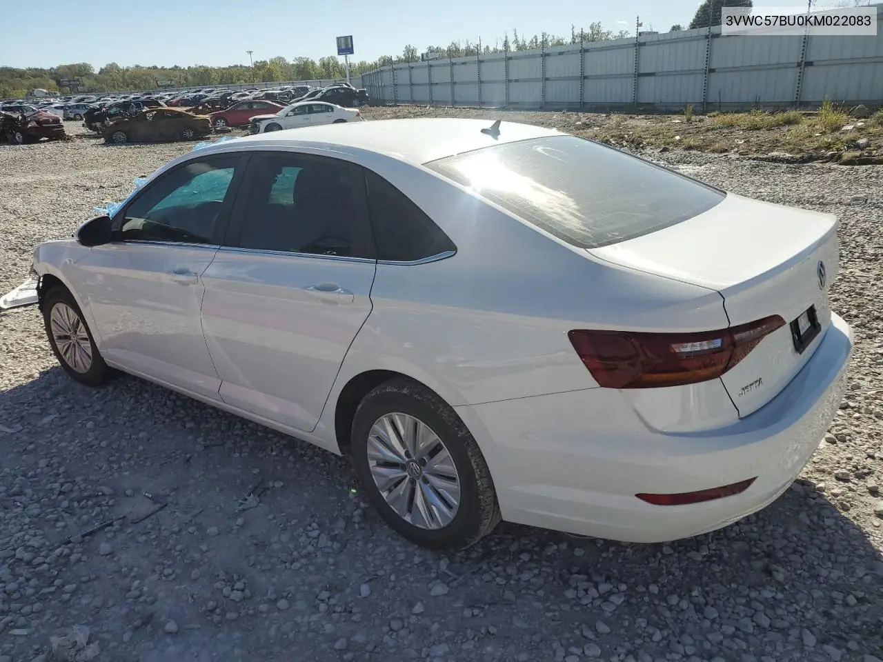 3VWC57BU0KM022083 2019 Volkswagen Jetta S