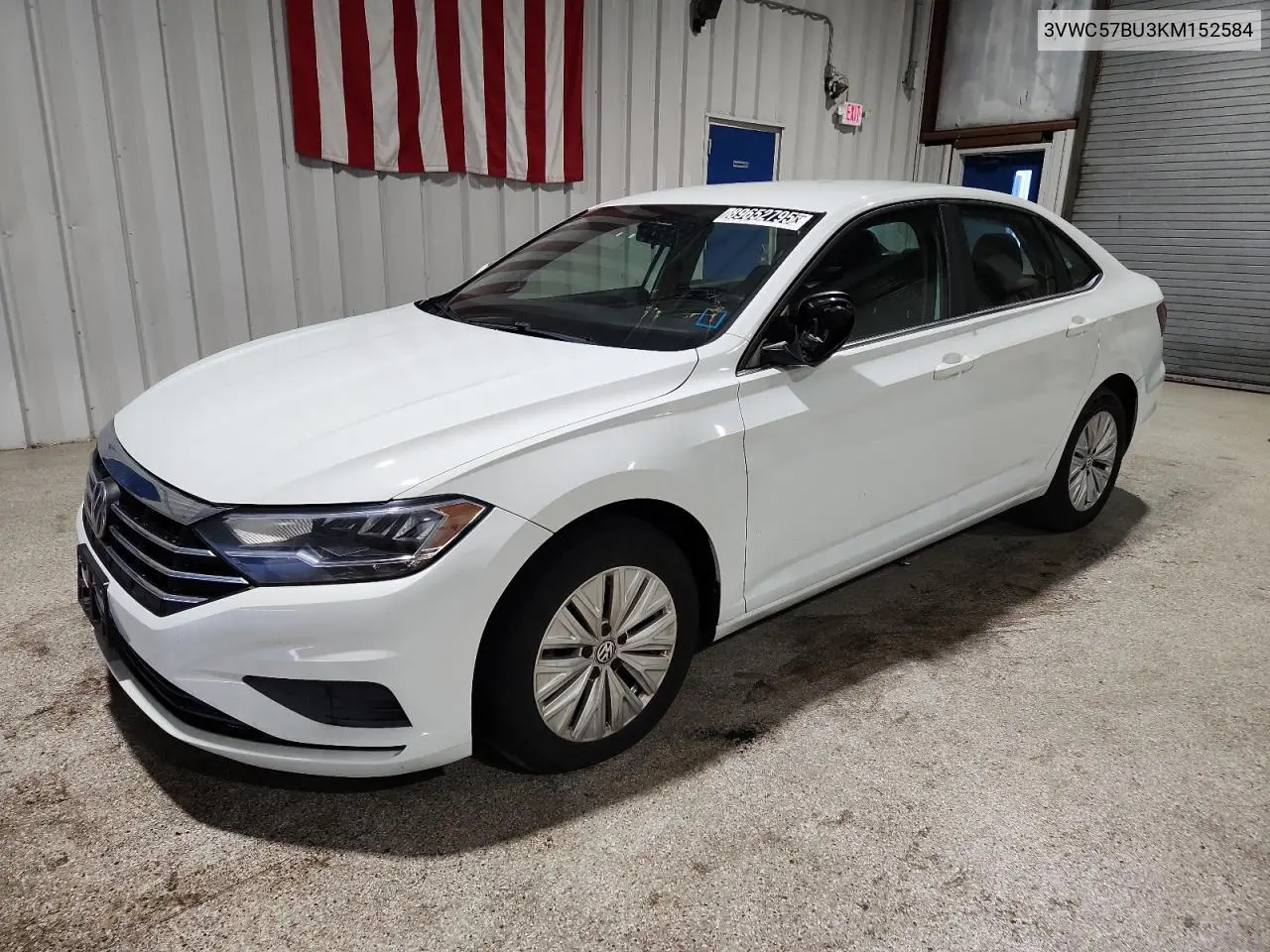 3VWC57BU3KM152584 2019 Volkswagen Jetta S